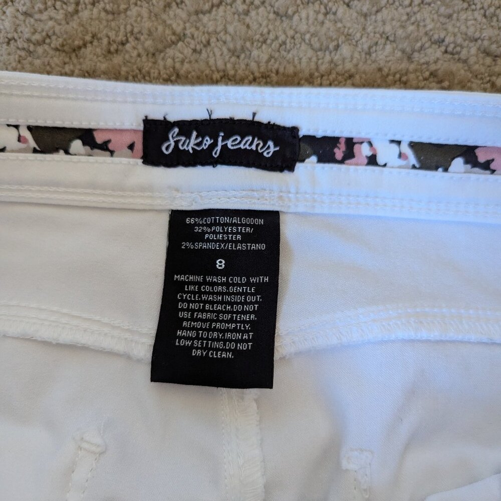 Suko White Ankle Skinny Jean, 8 - Picture 5 of 6